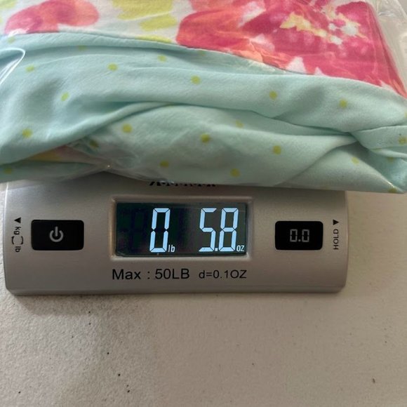 Cat & Jack Dress Kids XS 4/5 Rayon Blue Yellow Flowers Ruffles A line - Picture 16 of 16